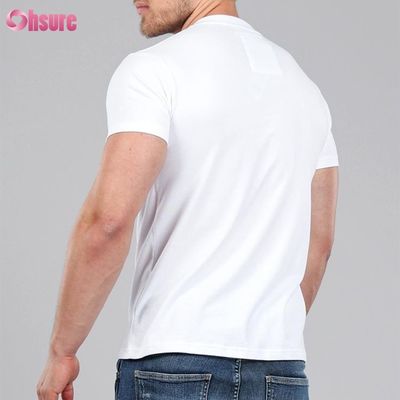 Casual Print Patroon Gebreide spierondersteuning Oefening Kleding voor mannen Bamboe Stof BoksenT-shirt Printing