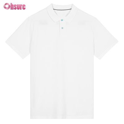 Custom 100% Cotton Custom Printed Men Polo T-shirts Oversize Heavyweight T-shirt leeg