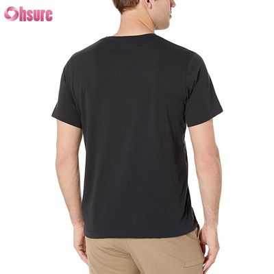 Hete Zomer Uitverkoop Korte Mouw Workout O-hals Effen Gebreid T-shirt voor Heren