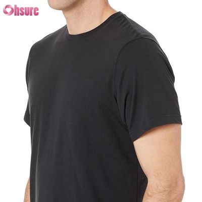Hete Zomer Uitverkoop Korte Mouw Workout O-hals Effen Gebreid T-shirt voor Heren