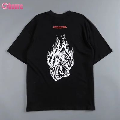 Oversize 300GSM Heavyweight T-shirt Blank Custom 100% Cotton Custom Printed Vrouwen T-shirts