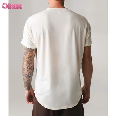 Hoge kwaliteit Mensen korte mouw Crew Neck Casual Workout T-Shirt