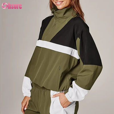 Hoogwaardige dames sportregenjas in meerdere kleuren, vintage stijl, winddicht, met capuchon, gebreide stof voor fietsen, hardlopen, buiten