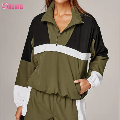 Hoogwaardige dames sportregenjas in meerdere kleuren, vintage stijl, winddicht, met capuchon, gebreide stof voor fietsen, hardlopen, buiten
