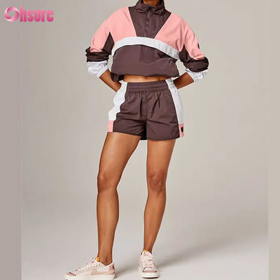 Hoogwaardige dames sportregenjas in meerdere kleuren, vintage stijl, winddicht, met capuchon, gebreide stof voor fietsen, hardlopen, buiten