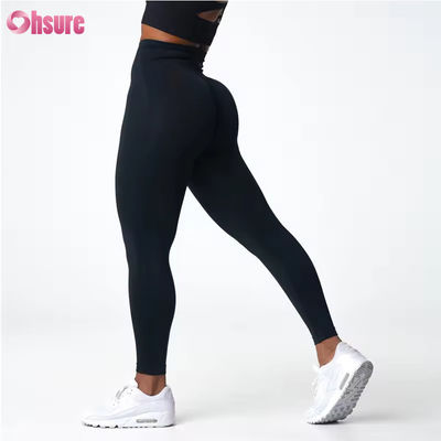 Op maat gemaakte gloednieuwe item van hoge kwaliteit Hoge taille Scrunch Butt Heupverstevigende broek GYM Fitness Yoga Leggings voor dames