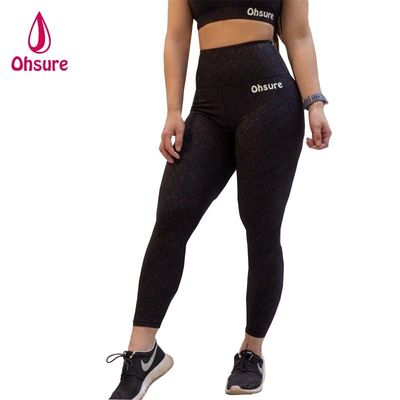 Dames Scrunch Bum Gym Leggings Elastische Taille Sport Strakke Fitness Activewear met Effen Patroon Yoga Broek