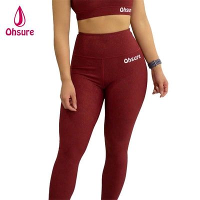 Dames Scrunch Bum Gym Leggings Elastische Taille Sport Strakke Fitness Activewear met Effen Patroon Yoga Broek