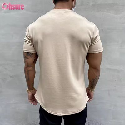 Gymkleding Korte Mouw Sportkleding Nieuwste T-shirt Ontwerpen voor Heren Bedrukte T-shirts