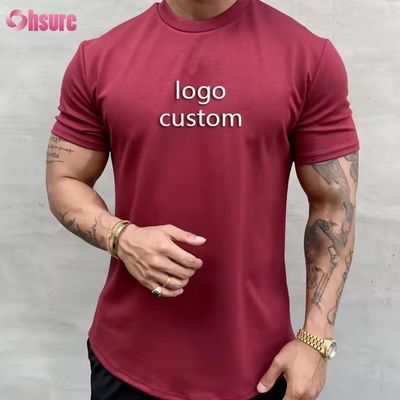 Gymkleding Korte Mouw Sportkleding Nieuwste T-shirt Ontwerpen voor Heren Bedrukte T-shirts