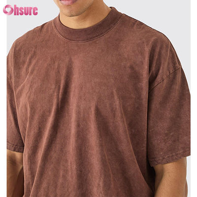 Hoge Kwaliteit Zuur Wassen Digitaal Printen Vintage Tee Sport Oversized T-shirt Custom T-shirt voor Heren