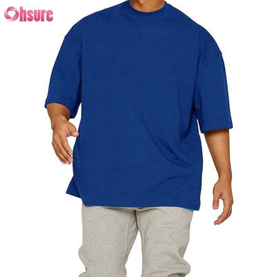Groothandel Gepersonaliseerd logo Druk Goedkoop Gym T-shirt Mensen Fitness Gym Snel drogen Blank T-shirt Fitted Mensen Lining