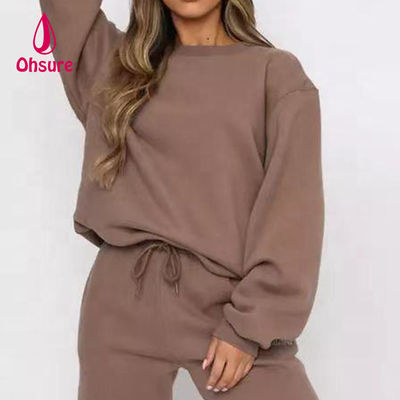 Hoodie Sweatshirts Zweetbroeken Jogger Trainingspak Print Logo Unisex Sweatpak Los Ohsure en Vrije tijd Casual Herfst voor Vrouwen