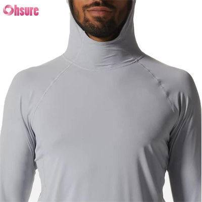 Aangepaste Heren Sport T-shirt met Lange Mouwen Gym Hardlopen Nauwsluitend Zweetabsorberende Top