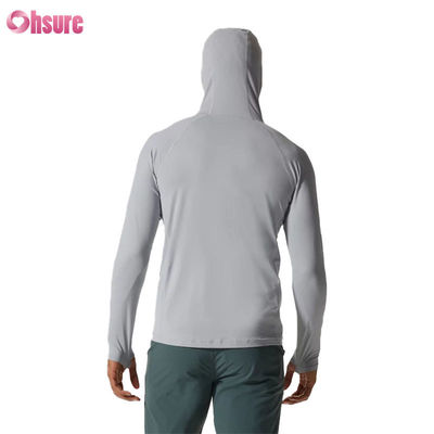 Aangepaste Heren Sport T-shirt met Lange Mouwen Gym Hardlopen Nauwsluitend Zweetabsorberende Top