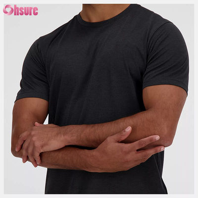 Gewoon T-shirt voor mannen met ademhaling Custom Logo