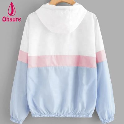Dames Windjack Sport Outdoor Jas Mode Hardlopen Workout Hoody Motorjas Polyester Rits Jas Geweven Standaard