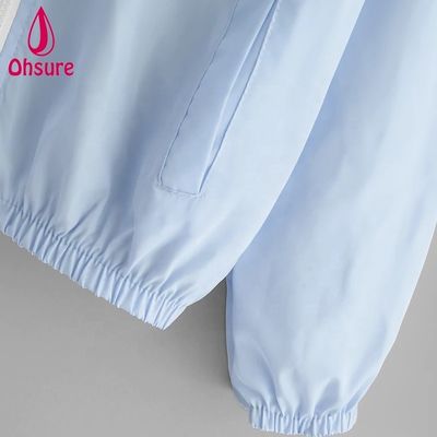 Dames Windjack Sport Outdoor Jas Mode Hardlopen Workout Hoody Motorjas Polyester Rits Jas Geweven Standaard