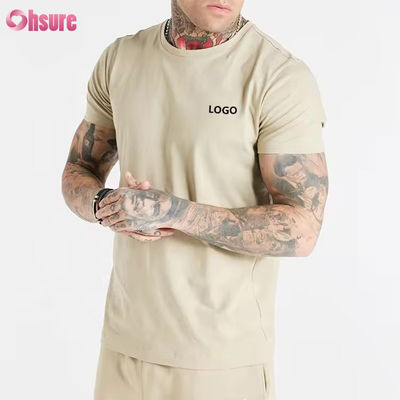 5 Spandex Sports Mens T-Shirt op Mens T-Shirt Vintage Plain Casual Running Custom High Quality 95 Cotton Fit Gym Logo Printing