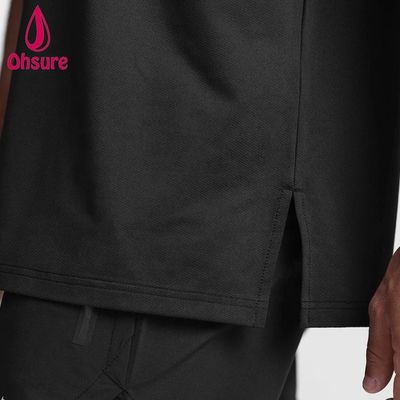 Nieuwe aankomst Custom Printed Plus Size Man T Shirt Sport Dropped Lightweight Sweat Wicking Stylish Sweatshirt Gym Singlet