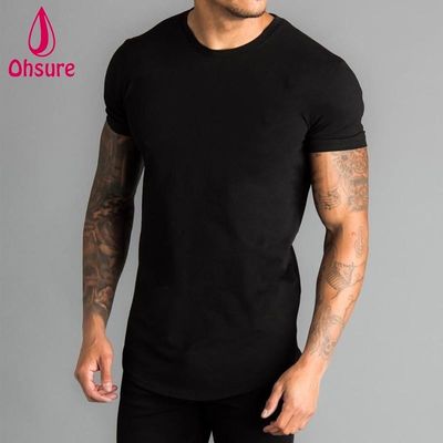 Design Mens Sport T-shirts Groothandel Custom Nieuwe Athletic Short Sleeve Gym Running Blank Casual Print Patroon Gebreide Blank T-shirts