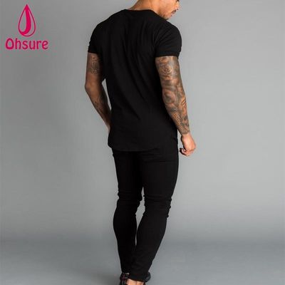 Design Mens Sport T-shirts Groothandel Custom Nieuwe Athletic Short Sleeve Gym Running Blank Casual Print Patroon Gebreide Blank T-shirts