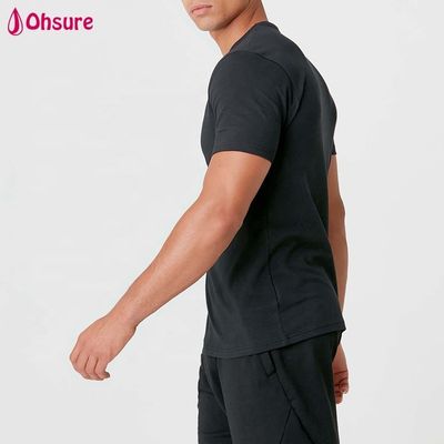 Groothandel Gepersonaliseerd Logo Heren Shirts Slim Fit Man Gewone Gym Kleding Katoen Spandex Witte Mensen Kortmouw T-Shirt