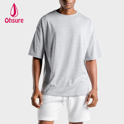 Custom T-shirt Heren Kleding Casual Heren Shirts Katoenen T-shirts 2022 Zomer Bedrukte Shirts O-hals Effen Gebreid 50-100 stuks