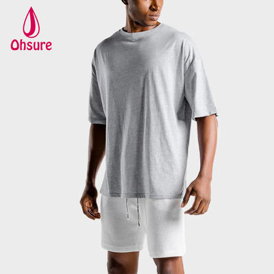 Custom T-shirt Heren Kleding Casual Heren Shirts Katoenen T-shirts 2022 Zomer Bedrukte Shirts O-hals Effen Gebreid 50-100 stuks