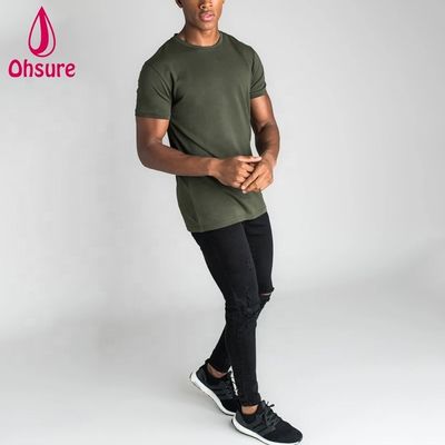 Aangepaste korte mouw katoenen heren T-shirt Heren Sportkleding Casual t-shirt Workout Hardlopen Kleding Man
