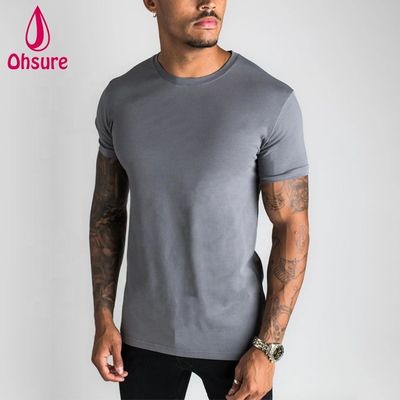 Aangepaste korte mouw katoenen heren T-shirt Heren Sportkleding Casual t-shirt Workout Hardlopen Kleding Man