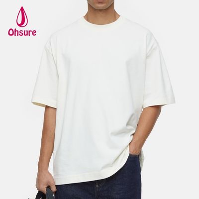 Heren Zomer Hoge Kwaliteit Korte Mouw T-shirt Koud Zijde Gerecycled Origineel Katoen Aangepaste Oversized Sport T-shirts