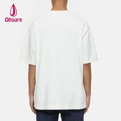 Heren Zomer Hoge Kwaliteit Korte Mouw T-shirt Koud Zijde Gerecycled Origineel Katoen Aangepaste Oversized Sport T-shirts