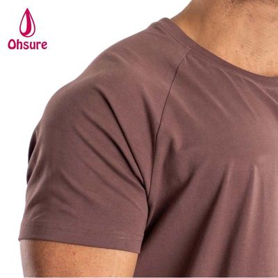 Muscle Fit T-shirt voor mannen hardlopen sport top gym man katoen spandex T-shirt