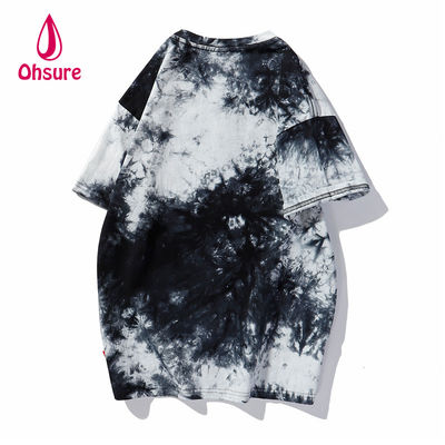 Ohsure 2023 T-Shirt Gepersonaliseerd Wasgoed Cotton Tie-Dye T-Shirt Streetwear Korte mouw Zomer Unisex Mannen Casual Print Patroon