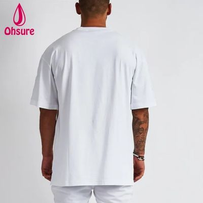 Blank Cotton Street Wear T-shirt Oversized Drop Shoulder T-shirt Heavy Weight T-shirt Custom High Quality Printing voor mannen Casual