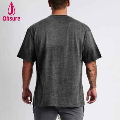 Blank Cotton Street Wear T-shirt Oversized Drop Shoulder T-shirt Heavy Weight T-shirt Custom High Quality Printing voor mannen Casual