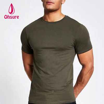 2023 Nieuwe Aankomst Groothandel Custom Printing Logo Heren Effen 95% Katoen 5% Spandex Workout Sport T-shirt Fitness Gym T-shirt voor Heren