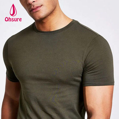 2023 Nieuwe Aankomst Groothandel Custom Printing Logo Heren Effen 95% Katoen 5% Spandex Workout Sport T-shirt Fitness Gym T-shirt voor Heren