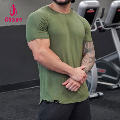 Ohsure Aanpassen Met Logo Custom Pattern Groothandel Mode Hoogwaardige Witte Casual Over Size Sport Cotton Man T-shirt