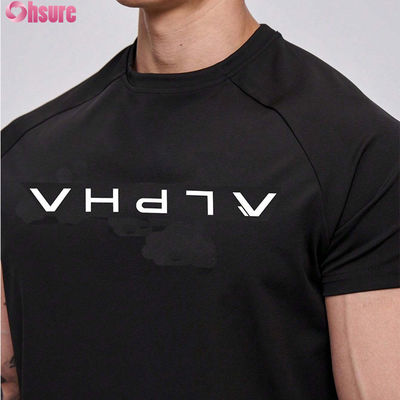Groothandel Hoge Kwaliteit Sneldrogend Hardlopen Atletisch Heren Sport T-shirt Aangepast logo Workout Gym Katoen Korte Sport T-shirts