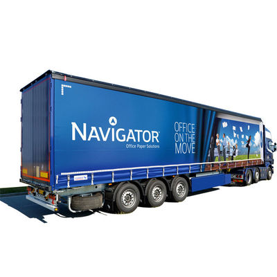 Litong Aangepaste logo Maat Schuifzeilwagen Trailer PVC Zijgordijn PVC Zeildoek voor Vrachtwagen Zijgordijn