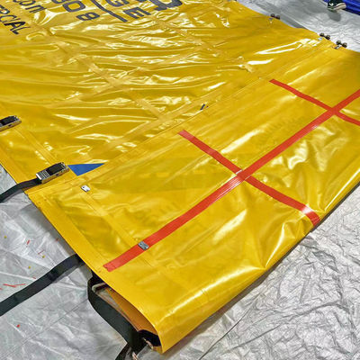 Litong Heavy Duty logo Printing Pvc Tarpaulin Side Curtain voor vrachtwagen
