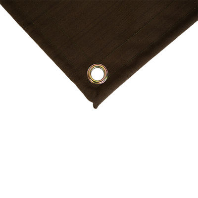 Litong Op Maat Gemaakte Ademende Waterbestendige Organische Siliconen Gecoate Canvas Tent Vrachtwagen Luifel Bruine Kleur Canvas