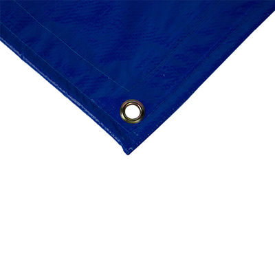 Litong Blauw-zilveren PE-zeildoek Lichtgewicht Vrachtafdekking Blauw-oranje Bagagetas 150 g/m² Waterdichte Zeildoeken