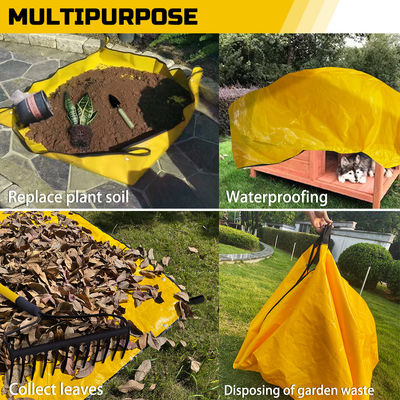 Litong Tuinblad Tarpzak herbruikbaar waterdicht Tuin afval PE Tarpaulin plaat
