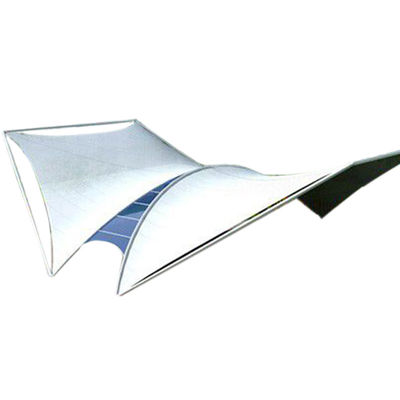 Hoge kwaliteit Wit PVC bedekt landschapstrekkend Canopy paraplu stof sterkte membraan structuur stof dak